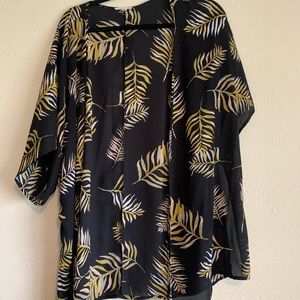 Palm Leaves Kimono